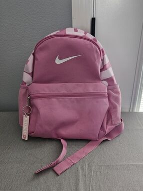 Nike Brasilia JDI Pink White Mini Backpack